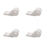 Lot de 4 colliers déportés pour espagnolette système de fermeture pour volet battant et persienne blanc ... Lot de 4 colliers déportés pour espagnolette système de fermeture pour volet battant et persienne blanc ...