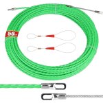 Tire fils electricien aiguille 50m, diamtre 4. 5mm, diamtre 4. 5mm, tire fil cable avec 2 ressorts ...