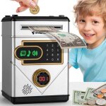 Tirelire �lectronique pour enfants de 3 � 12 ans, �cran tactile, cadeau pour enfants xxw