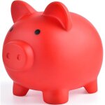 Tirelire pour gar�ons, tirelire rouge incassable pour enfants, meilleur cadeau d'anniversaire et