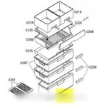 Tiroir congelateur inferieur, r�frig�rateur, 00471196