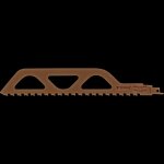 1 lame de scie sabre technic carbure sp�ciale brique monomur - tivoly