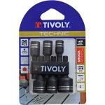 Tivoly ? lot de 6 noix de serrage magntiques  6  13 mm - impact
