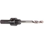 Arbre pilote bi - m�tal ? foret centreur hss ? pour scie cloche bi - m�tal hss de �14mm � �30mm ? queue ...