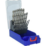 Finish - tivoly ? coffret 25 forets m�taux hss taill�s meul�s pointe en croix � 1 � 13mm par 0, 5mm