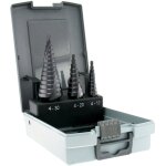 Tivoly - coffret 3 forets coniques �tag�s hss auto - centrants ? goujures h�lico�dales ? �4mm � �12mm ...
