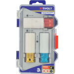 Coffret 3 pcs douilles � choc 1 / 2' sp�cial roues de voiture - tivoly