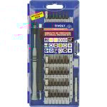 Coffret d'embouts de vissage de prcision et accessoires 60 pices - tivoly