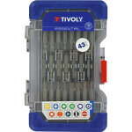 Coffret ranger 43 pcs embouts de vissage long - tivoly