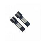 Tivoly - jeu de 2 tarauds main hss g  mm: 1 / 2 - long. totale mm: 80 - pas: 14