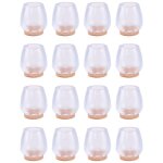 Tlily - 16 pièces séries silicone chaise jambe couvre - pied table coussinets pour rond 12 - 17mm fond ... Tlily - 16 pièces séries silicone chaise jambe couvre - pied table coussinets pour rond 12 - 17mm fond ...