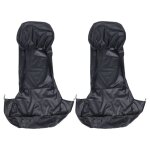 2x universel nylon impermeable couverture de siege voiture et van protecteurs noir 2x universel nylon impermeable couverture de siege voiture et van protecteurs noir