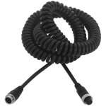 Tlily - 8m car video aviation spring line 4 - pin extension cable for rear