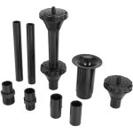 Tlily - 9 pices sries petite kit de buse d'eau ttes pour bassin pompe submersible piscine