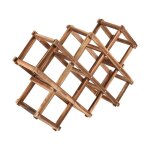 En bois rouge casier a vin 10 porte - bouteille mont bar presentoir pliant alcool soins bouteille porte ...