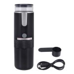 Cafetire lectronique machine  rechargeable caf de voiture portable faire du moulu et voyage camping ...