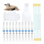 Kit d'levage de 10 ensembles chiens d'insmination artificielle pour races petites et moyennes
