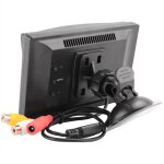 Tlily - moniteur une cran lcd hd tft 800x480 de 5 pouces avec double support pour camra recul voiture ...