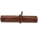 Rouleau � outils en cuir, sac de rangement pour trousse cuir multifonctionnel