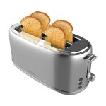 Grille - pain vertical toast&taste 1600 retro double inox - cecotec