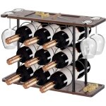 Range bouteille vin tagre  bouteille mtalique, casier  vin pour 9 bouteilles, tagre  vin pour ...