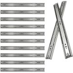 Tolletour 1 - 10 paire glissi�res de tiroirs meubles. glissi�res pour tiroirs � roulement � billes sortie ...