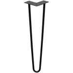 Tolletour - 4x pieds en pingle cheveux meubles pieds chemins de table pieds en pingle  cheveux noir ...