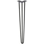 Tolletour - 4x pieds en pingle cheveux meubles pieds chemins de table pieds en pingle  cheveux noir ...
