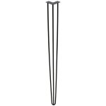 Tolletour 4x pieds en pingle cheveux meubles pieds chemins de table pieds en pingle  cheveux noir ...