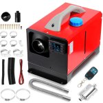 Tolletour - chauffage diesel 8kw 12v tout en un. quatre sorties d'air. interrupteur lcd amlior. 5l ...