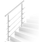 Tolletour - garde - corps de porte fentre rampe d'escalier acier inoxydable main courante balustrade ...