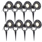 Garden light led projecteur de jardin blanc chaud 8 pack led éclairage de jardin ip65 4w gu10 avec prise ... Garden light led projecteur de jardin blanc chaud 8 pack led éclairage de jardin ip65 4w gu10 avec prise ...