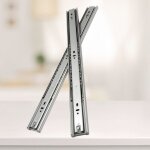 Tolletour - glissi�res de tiroirs 45mm coulisse � charge lourde � sortie totale glissi�re � billes �troite ...