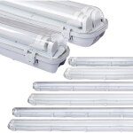 Tolletour luminaire led pour pièces humides 60 cm. 2 x 18 w tube led pour atelier. plafonnier pour bureau. ... Tolletour luminaire led pour pièces humides 60 cm. 2 x 18 w tube led pour atelier. plafonnier pour bureau. ...