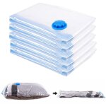 Tolletour - sac housse de rangement 80x120cm lot de 12 sacs de rangement sous vide sous vide avec pompe ...