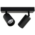 Tolletour spot de plafond pivotante tournante gu10 mtal lustre plafond plafonnier led noir lampe  2 ...