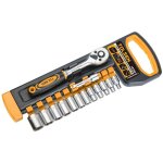 Coffret 14pcs cliquet reversible avec douilles tolsen 1 / 4