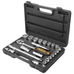 Coffret cliquet 22pcs avec douilles tolsen 1 / 2