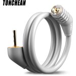 Tonchean - antivol velo, cadenas de velos long 80mm x 12mm, c�ble antivol pour v�lo scooter motos portail ...
