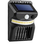 Lampe led lectrique solaire noire 3 en 1, anti - moustique, avec capteur de mouvement, pour l'extrieur, ...