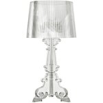 Tonchean - lampe de table - petite lampe de salon design - bour transparent - acrylique, plastique