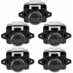 Tonchean loquet et targette, bouton poussoir loquet camping car - serrure tiroir bouton porte placard ...