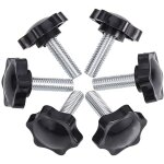 Tonchean - papillon, lot de 6 vis � oreilles m8 50 44 vis � oreilles, pinces � vis molet�es en plastique ...