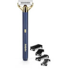 Tondeuse � barbe et rasoir - babyliss - x - blade super - x metal - sans fil - autonomie 45 min - 4 sabots ...