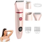 Tondeuse bikini 3 en 1 pour femme, rasoir �lectrique pour poils pubiens, kit d'�pilation rechargeable, ...