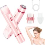 Tondeuse bikini pour femme, rasoir �lectrique 2 en 1, �tanche ipx7, facile � nettoyer, autonomie de 120 ...
