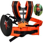 Tondeuse � harnais double �paule, bandouli�re r�glables pour tondeuse d�broussailleuse ou gardenning ...