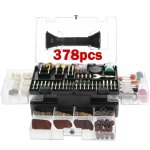 378 pieces accessoires d'outil rotatif outil rotatif multi - usage kit d'accessoires pour outils rotatifs ...