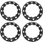 Tonysa 4 pi�ces 8 pouces rev�tement d'habillage de moyeu de roue 22. 8 cm od enjoliveurs protection des ...