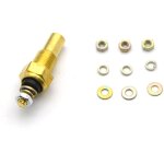 Tonysa compteur de temp�rature d'eau 2 ''52mm avec capteur 1 / 8'' npt 12v, jauge de voiture avec r�tro ...